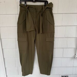 Derek Lam 10 Crosby Elian Utility Pants Green size 10